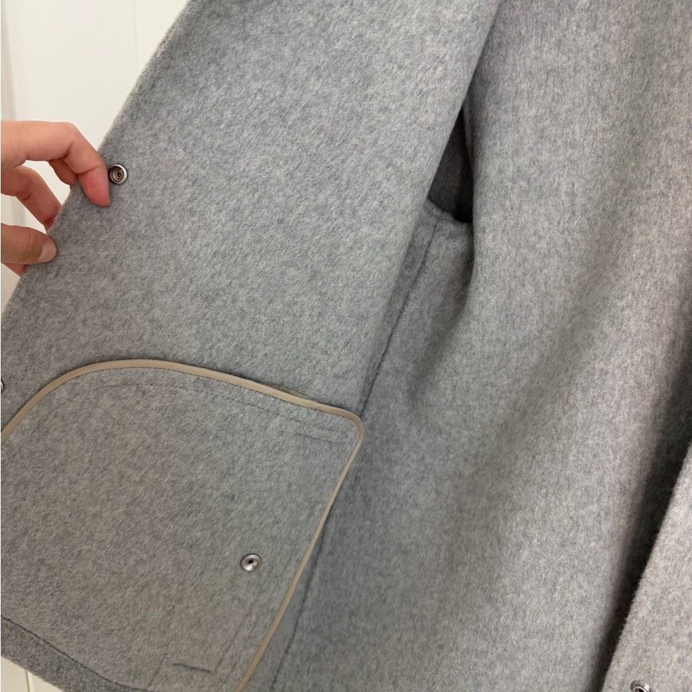 Theory Gray Women's Wool Jacket - Picture 4 of 5